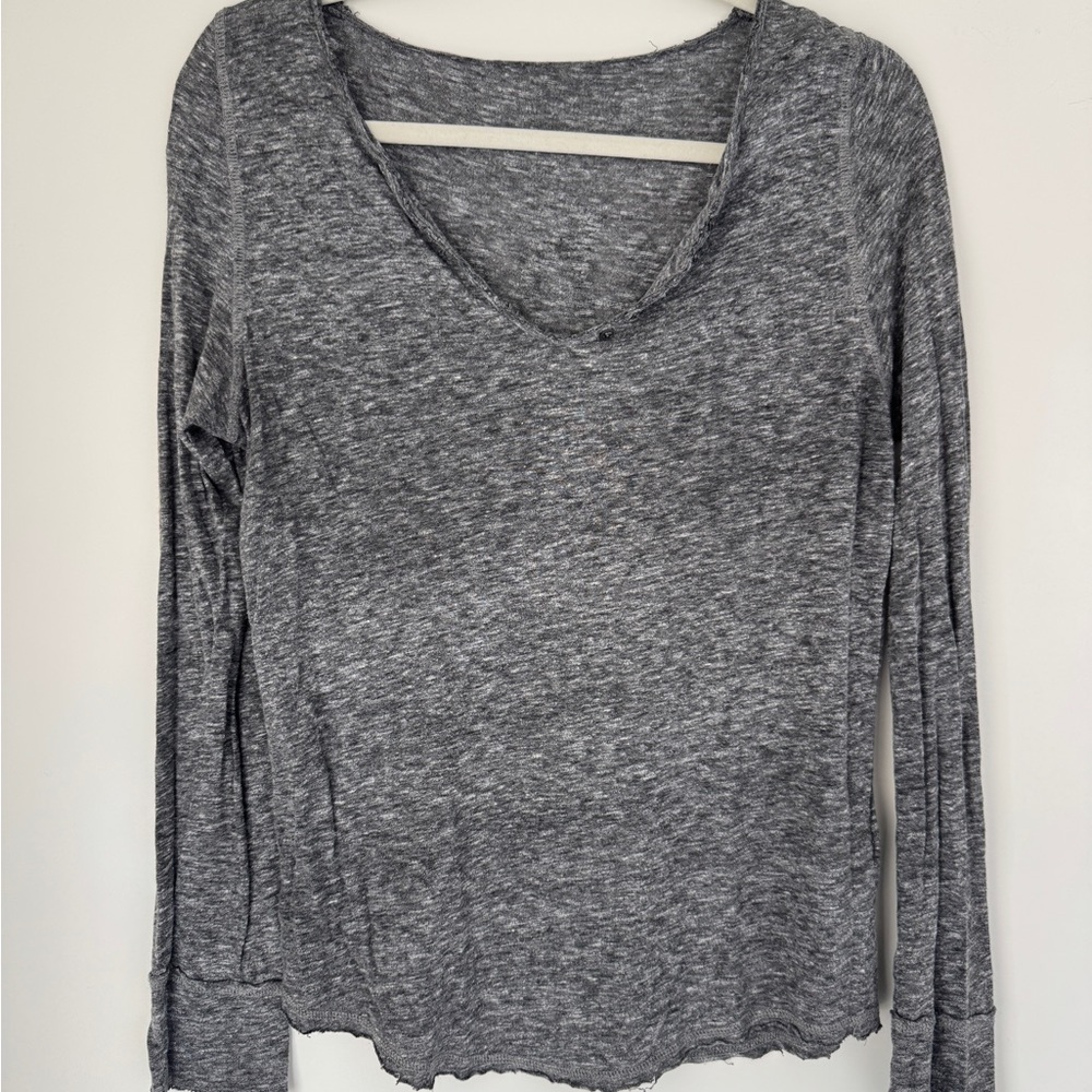 Zadig & Voltaire Charcoal Long Sleeve Blouse